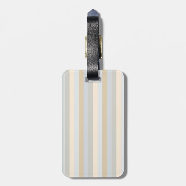 Lodrät Mjuka gråtoner Rand Decor Bagagebricka (Baksidan Lodrät)