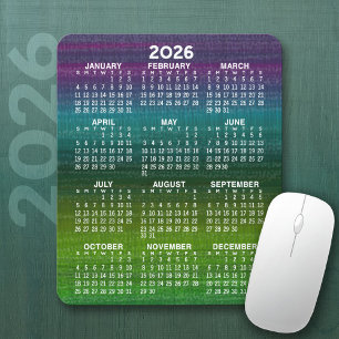 Lodrät Modern Abstrakt Calendar Musmatta