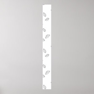 Lodrät, Mörk Grått Pedestal-tecken Poster