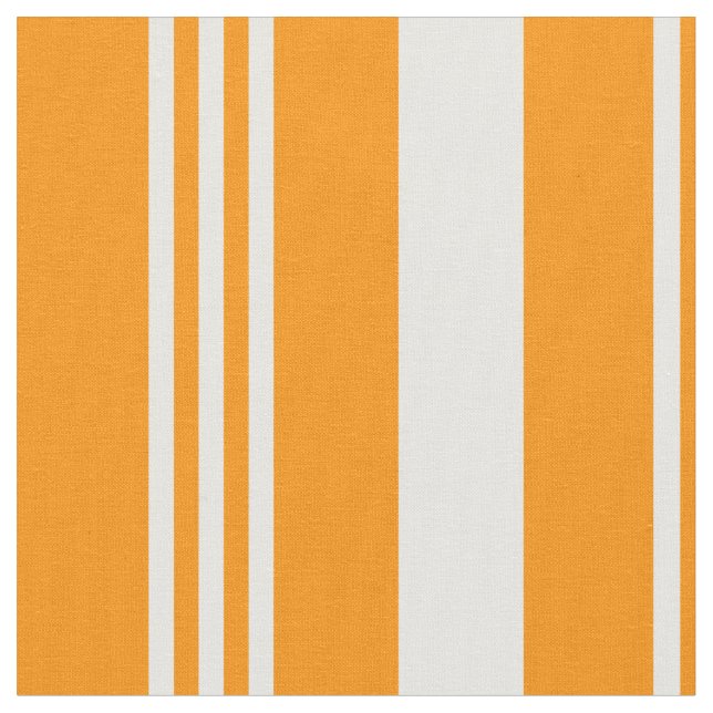 Lodrät Orange med flera kolumner, Rand Tyg (Närbild)