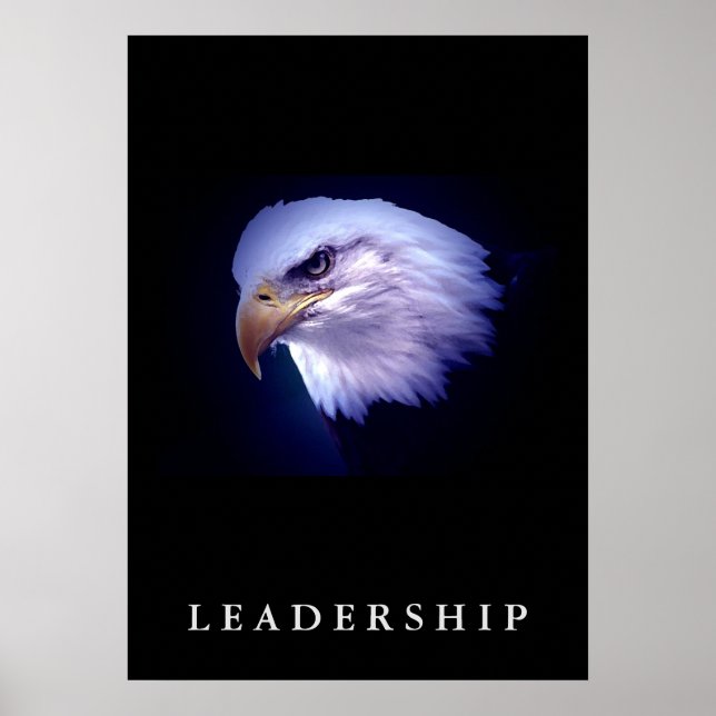 Lodrät örn Motiv och ledarskap Poster (Framsidan)