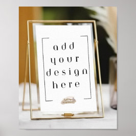 Lodrät (Porträtt) Poster