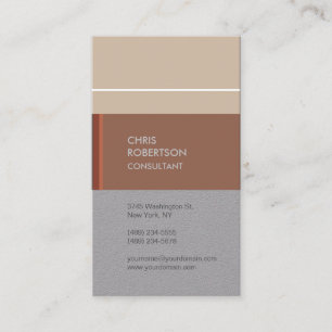 Lodrät Premium Grått - minimalistisk modern Visitkort