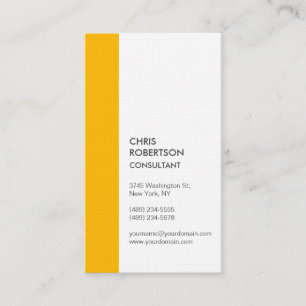 Lodrät Premium Linen - minimalistisk modern Visitkort