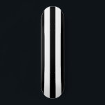 Lodrät Rand Black and White Stripe Mini Skateboard Bräda 18,5 Cm<br><div class="desc">Lodrät Rand - svart och vitt stripe mönster.</div>