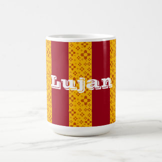 Lodrät Rand Zia Sol Red Gult New mexico Kaffemugg