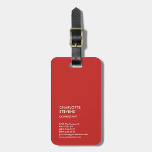 Lodrät Red Trendig Minimalist Elegant enkel Bagagebricka