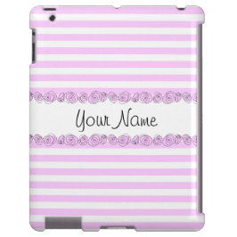 lodrät ro Lilac "Namn" Rand iphone case