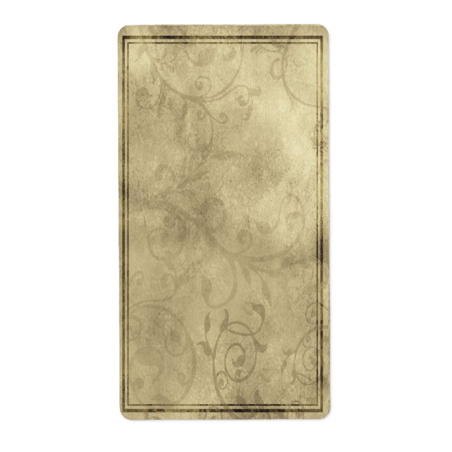 Lodrät Romantisk tilläggsetikett Fraktsedel (Framsidan)