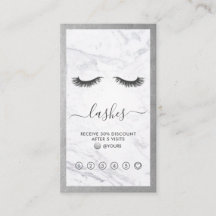 Lodrät Silver & Marble Eyelash Beauty Loyalty