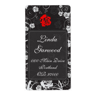 Lodrät skymningför sändningsetikett v5 fraktsedel