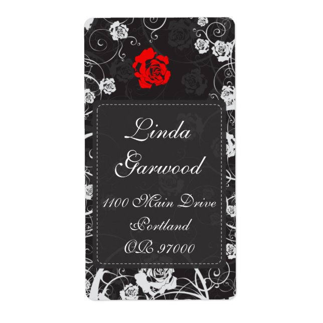 Lodrät skymningför sändningsetikett v5 fraktsedel (Framsidan)