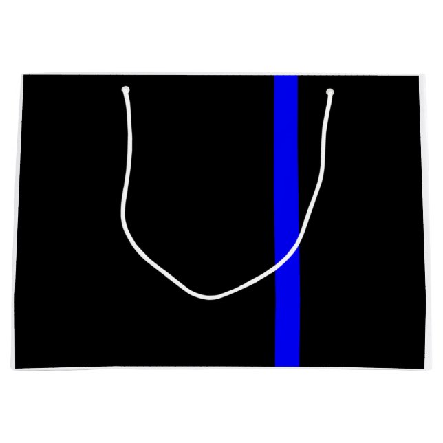 Lodrät Stil med den symboliska tunna blå linjen (Framsidan)