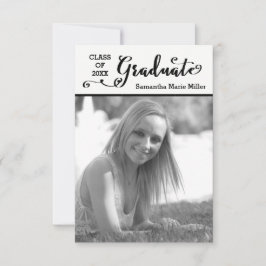 Lodrät Student-skript - 3 x 5 Studenten Inbjudningar