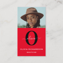 Lodrät Svartvit svartvit monogram Namn-skript