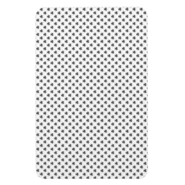 Lodrät, träkol, Dune Magnet (Vertikal)