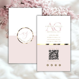 Lodrät White Guld Grace Visitkort