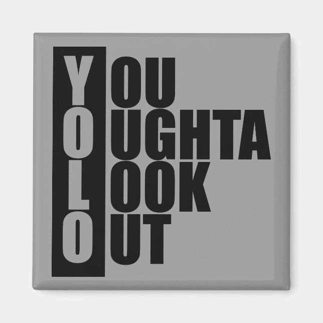 LODRÄT YOLO MAGNET (Framsidan)