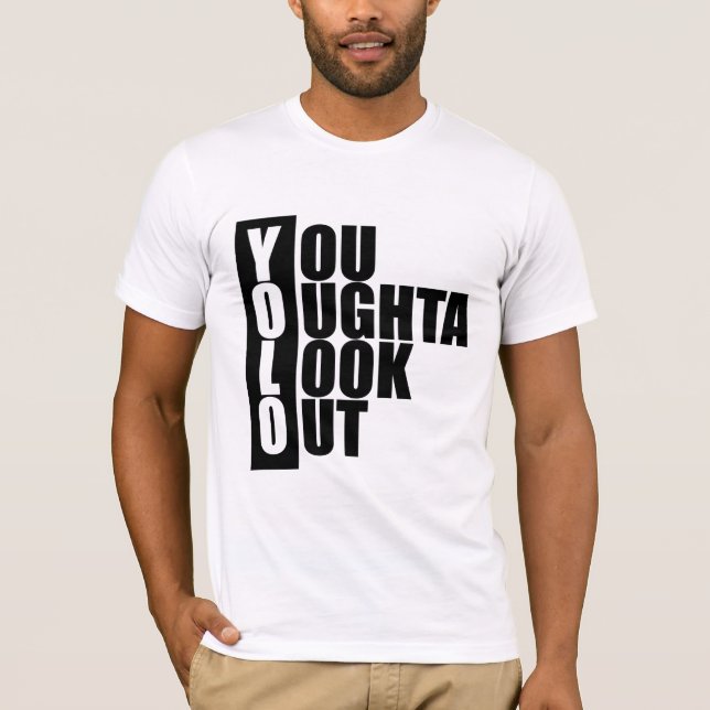 LODRÄT YOLO T-SHIRT (Framsida)
