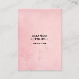 Lodräts Blommigt Rosa Bakgrund Modern bakgrundsbel Visitkort
