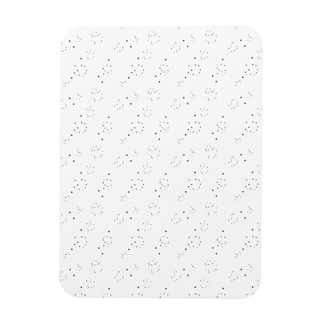 Lodräts design åtta magnet (Vertikal)