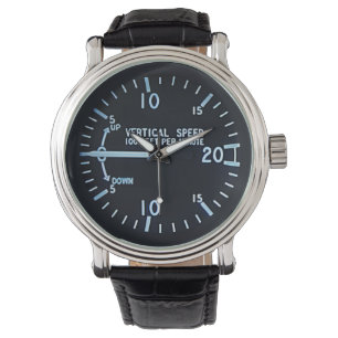 Lodräts hastighetsindikator armbandsur