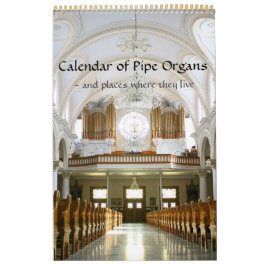 Lodräts kalender för Pipe-organ