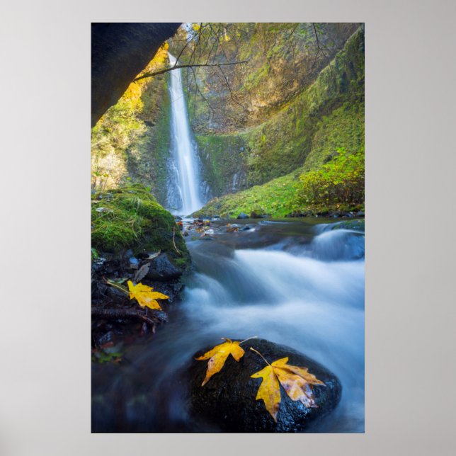 Lodräts panorama-vy över tunnellager poster (Framsidan)