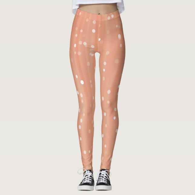 Lodräts Vintage: Abstraktens radbakgrund. Leggings (Framsida)