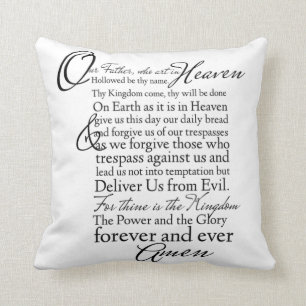 Lodrätter Prayer Scripture Bible Verse Pillow Kudde