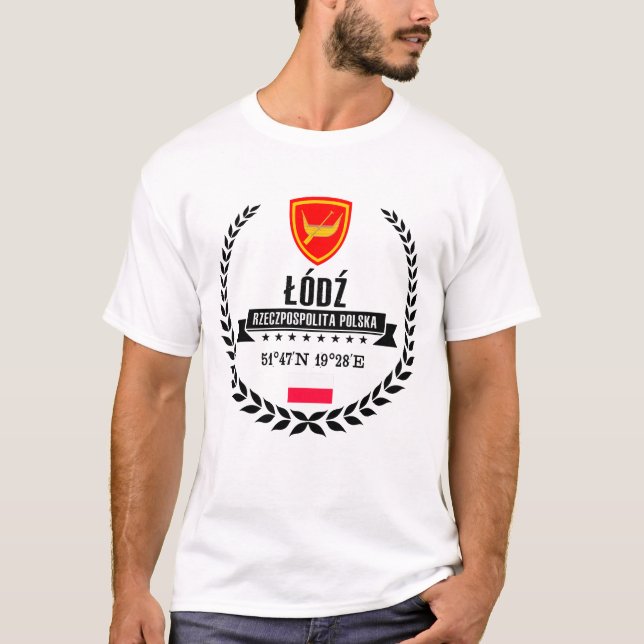 Łódź T-shirt (Framsida)