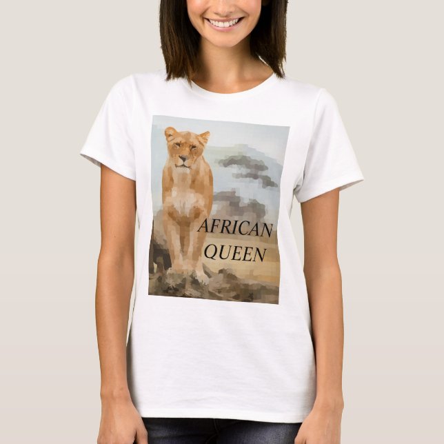 Loely African Queen T-Shirt (Framsida)