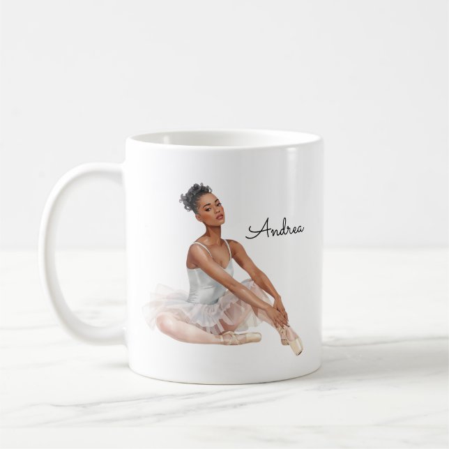 Loely Ballerina Girl Kaffemugg (Vänster)