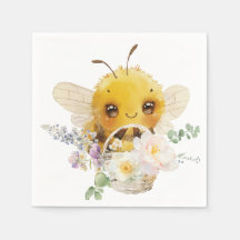 Loely Bee Cocktail Napkins