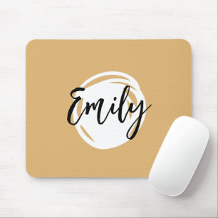 Loely beige and white Black-skript monogrammat Musmatta