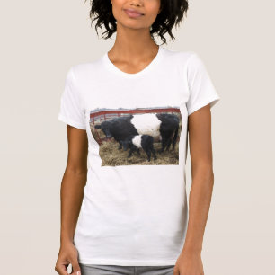 Loely Beltie Cow and Calf T-Shirt