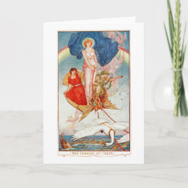 Loely Blank Chariot of Freya Rainbow Goddess Kort