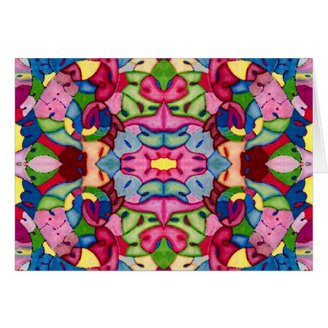 Loely Bouquet-hälsningskort Hälsningskort (Framsidan Horizontal)