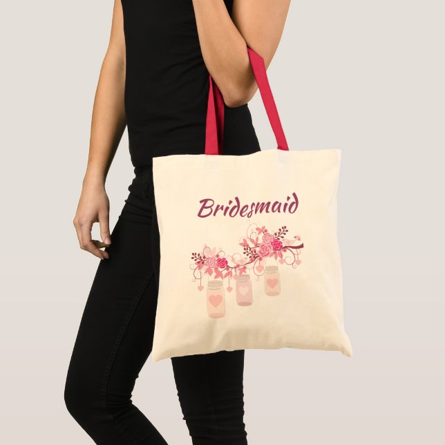 Loely Bridesmaid Rosa Mason Burk Tygkasse (Framsida (produkt))