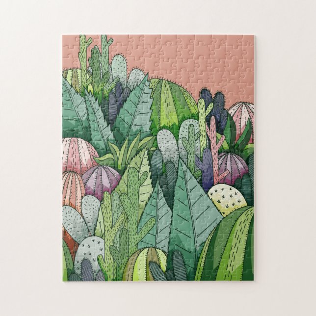Loely Cactus Garden Pussel (Vertikal)
