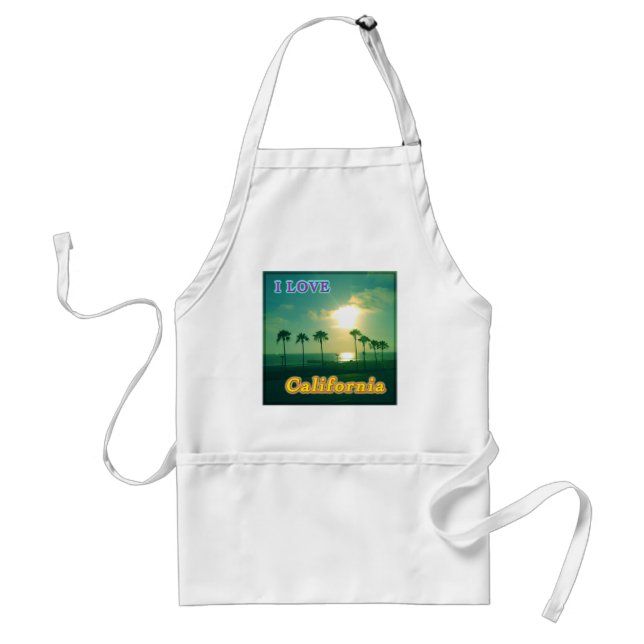 "Loely California 1" Apron Förkläde (Framsidan)