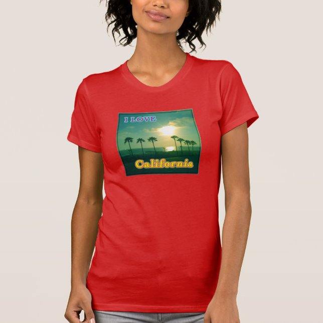 "Loely California 1" Shirt Tröja (Framsida)