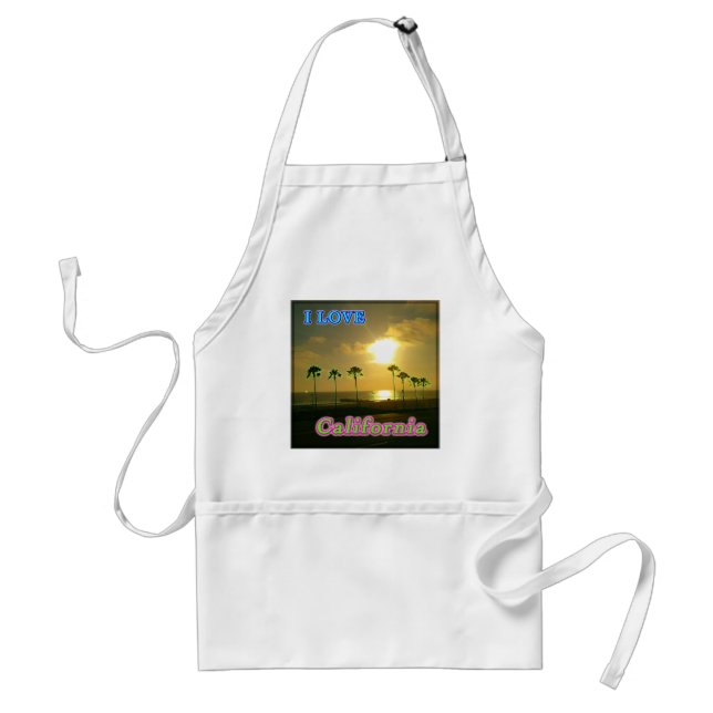 "Loely California 2" Apron Förkläde (Framsidan)