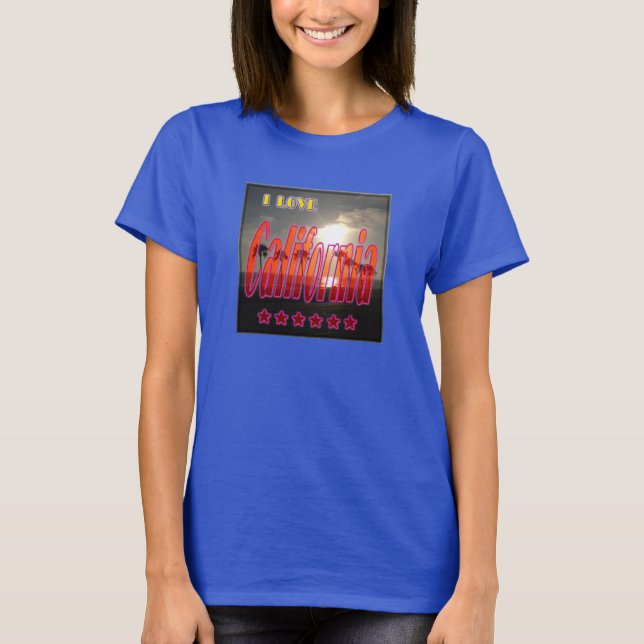"Loely California 3" Shirt T (Framsida)