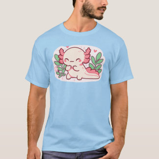 Loely Cute Axolotl, Kawaii Axolotl Shirt T Shirt