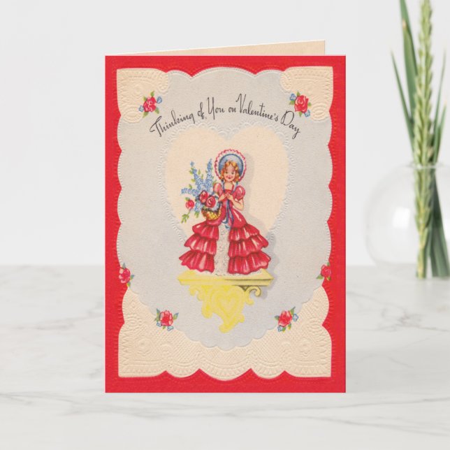 Loely Doll Valentines day Card Helgkort (Framsida)