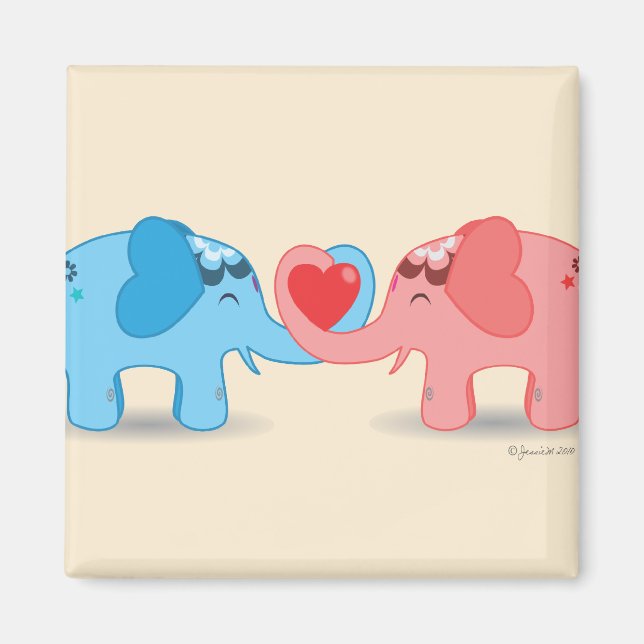 Loely Elephant Magnet (Framsidan)