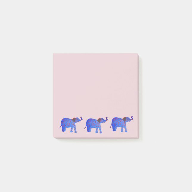Loely Elephant Teckning Post-it Notes (Framsida)