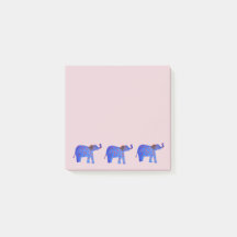 Loely Elephant Teckning Post-it Notes
