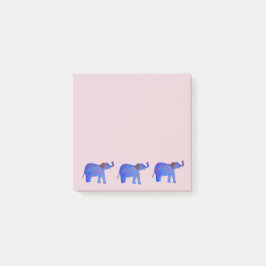 Loely Elephant Teckning Post-it Notes Block